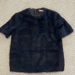 Celine faux fur top